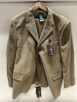 A new men's Marks and Spencer's Cordroy jacket and trousers 40" chest, 36"W