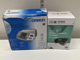 Two boxed blood pressure monitors (untested)