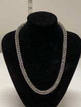 A stamped 925 silver chunky silver chain 71.10g