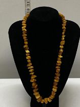 A vintage butterscotch Amber necklace