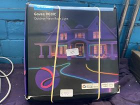 A boxed Govee outdoor neon rope light (untested/unchecked)