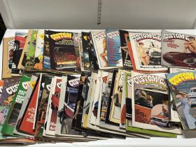 A large job lot of vintage 1970's Custom Car magazines shipping unavailable