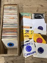A large job lot of mixed genre 7" singles, shipping unavailable