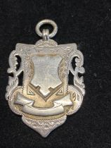 A hallmarked for Birmingham 1903 silver fob by H Bunn, 30g