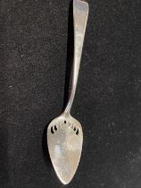 A hallmarked for London 1835 silver small dessert server, maker George Smith III & William Fearn,