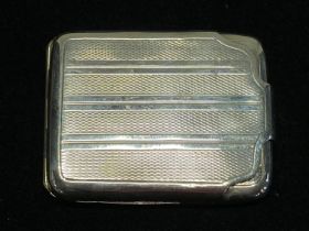 A hallmarked for Birmingham 1912 silver matchbook case, maker Horton & Allday, 33g