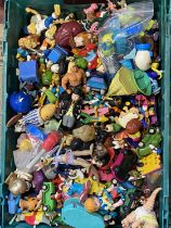 A job lot of assorted collectible Happy Meal Toys, various characters etc shipping unavailable