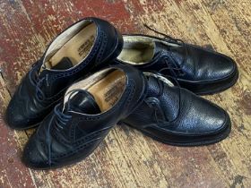 Two pairs of quality men's shoes one by Loake's