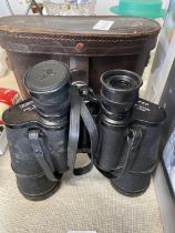 A pair of Tasco 10/50 field binoculars