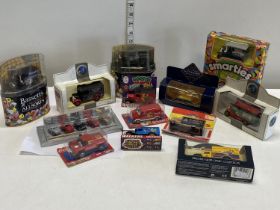 A selection of assorted boxed die-cast models