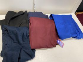 Five pairs of new men's work trousers