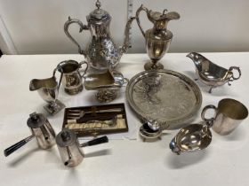 A large selection of good quality silver plated ware