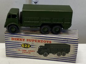 A boxed Dinky 19 ton army truck model 622
