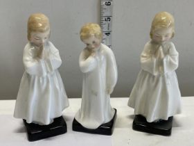 Three Royal Doulton figurines