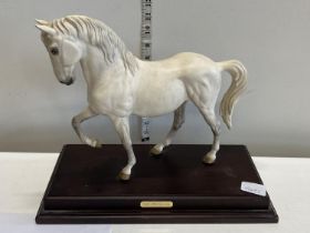 A limited Edition The Lipizzaner horse (missing base with Royal Doulton mark and limited edition