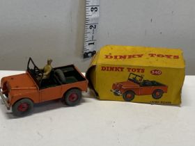 A boxed Dinky Landrover model 340