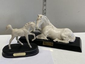 Two Royal Doulton horse figurines including Sprit of Peace