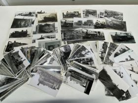 A job lot of mainly steam engine related prints