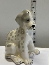 A Russian Lomonosov dog figure