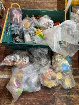 A job lot of assorted collectable Happy Meal Toys, various characters etc shipping unavailable