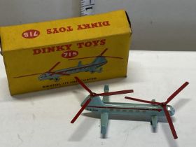 A boxed Dinky Bristol 173 helicopter