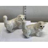 Two Beswick cat figurines