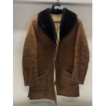 A men's sheepskin jacket