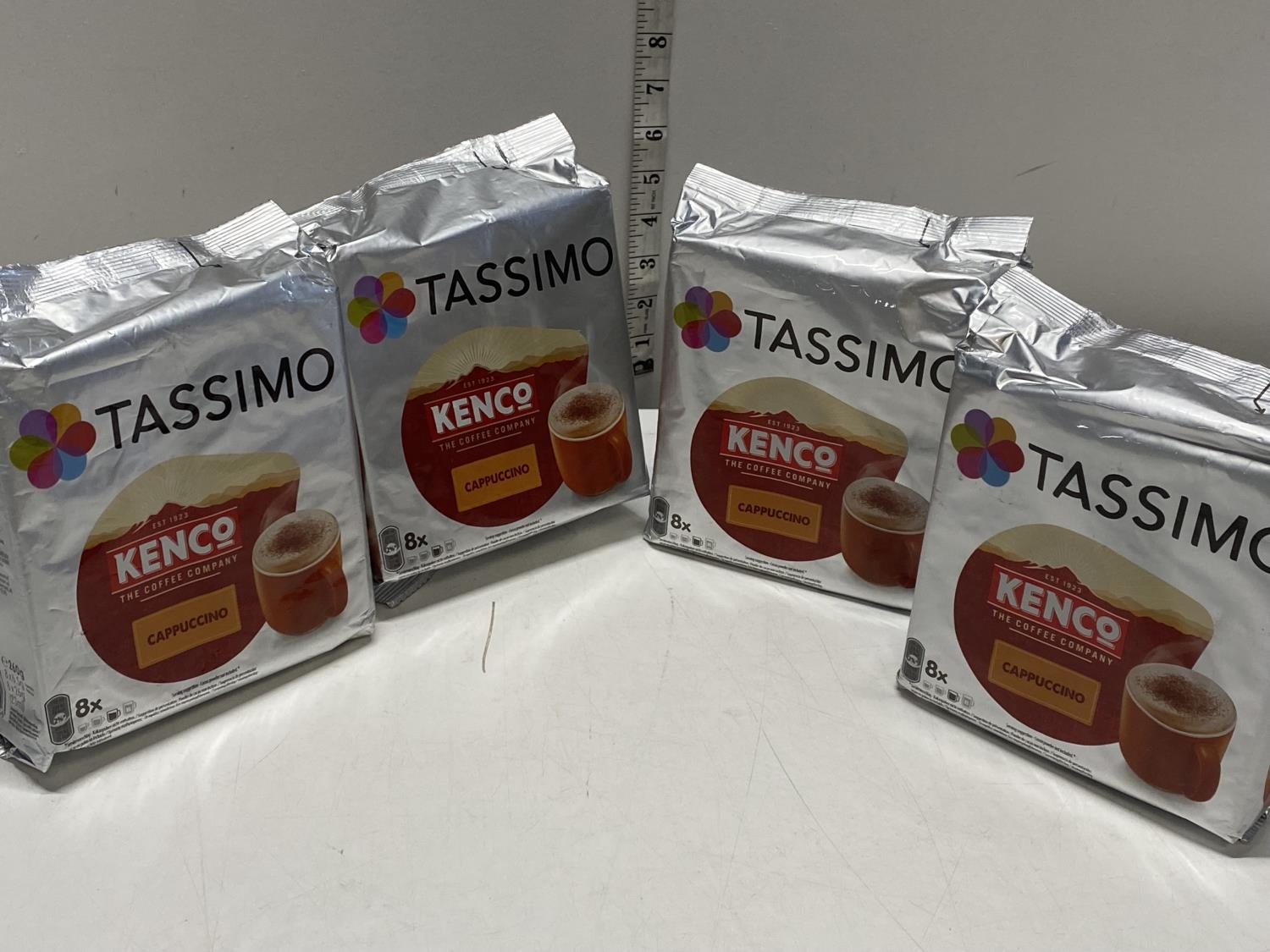 Four Tassimo Kenco Americano cappuccino