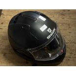 A Shark crash helmet