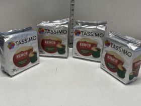 Four Tassimo Kenco Americano Decaff coffee