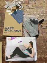 A selection of heated comfort items