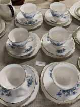 A pretty vintage Royal Vale bone china tea service 18 pieces