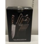 A boxed 15 piece knife set (unchecked)