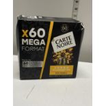 Sixty capsules of Carte Noir coffee