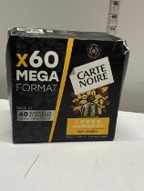 Sixty capsules of Carte Noir coffee