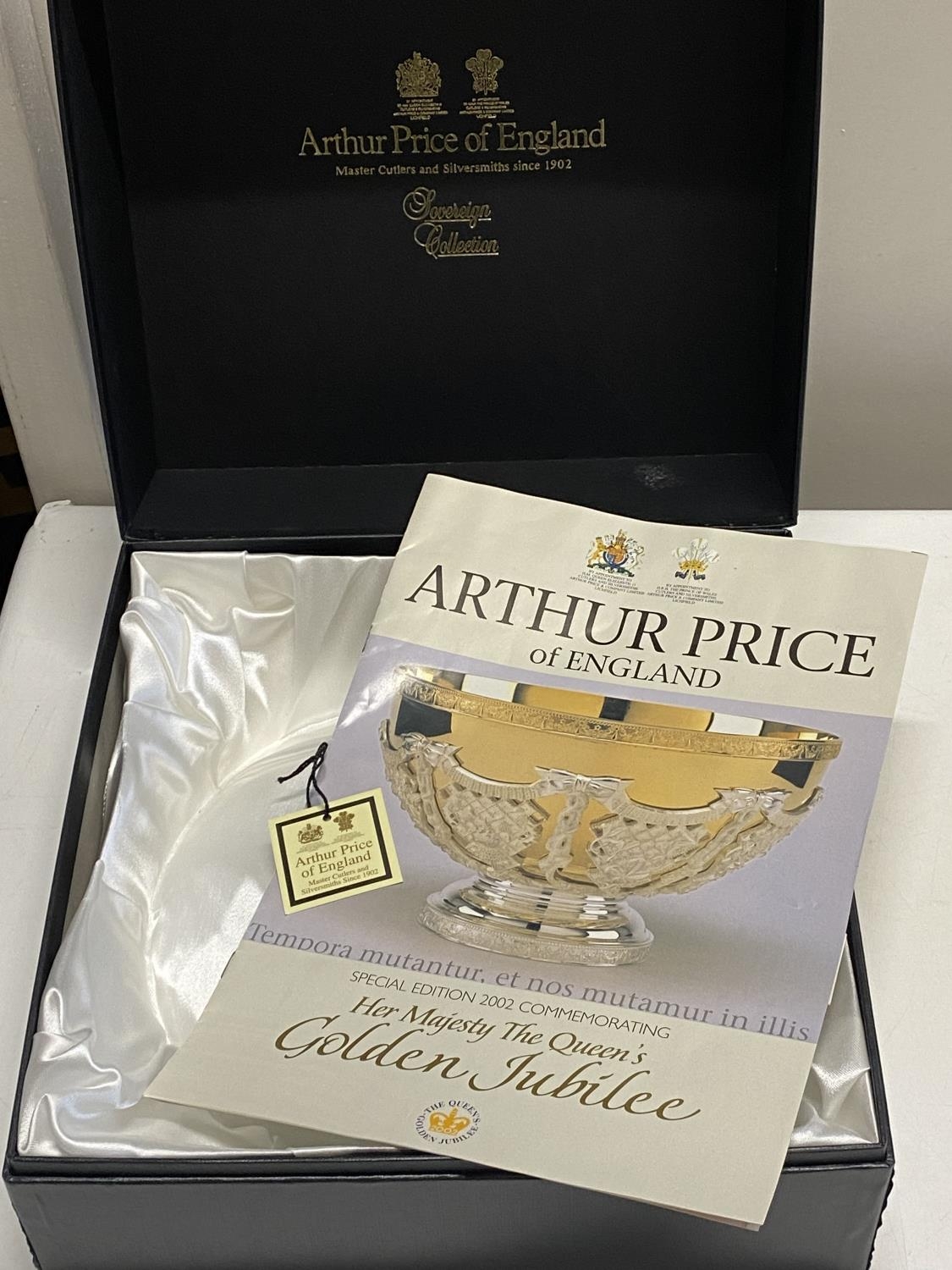 A boxed Arthur Price limited special edition silver plated bowl commemorating HM the Queen Golden - Image 5 of 5