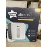 A boxed Tommee Tippee UV Steriliser dryer and storage unit (untested/unchecked)