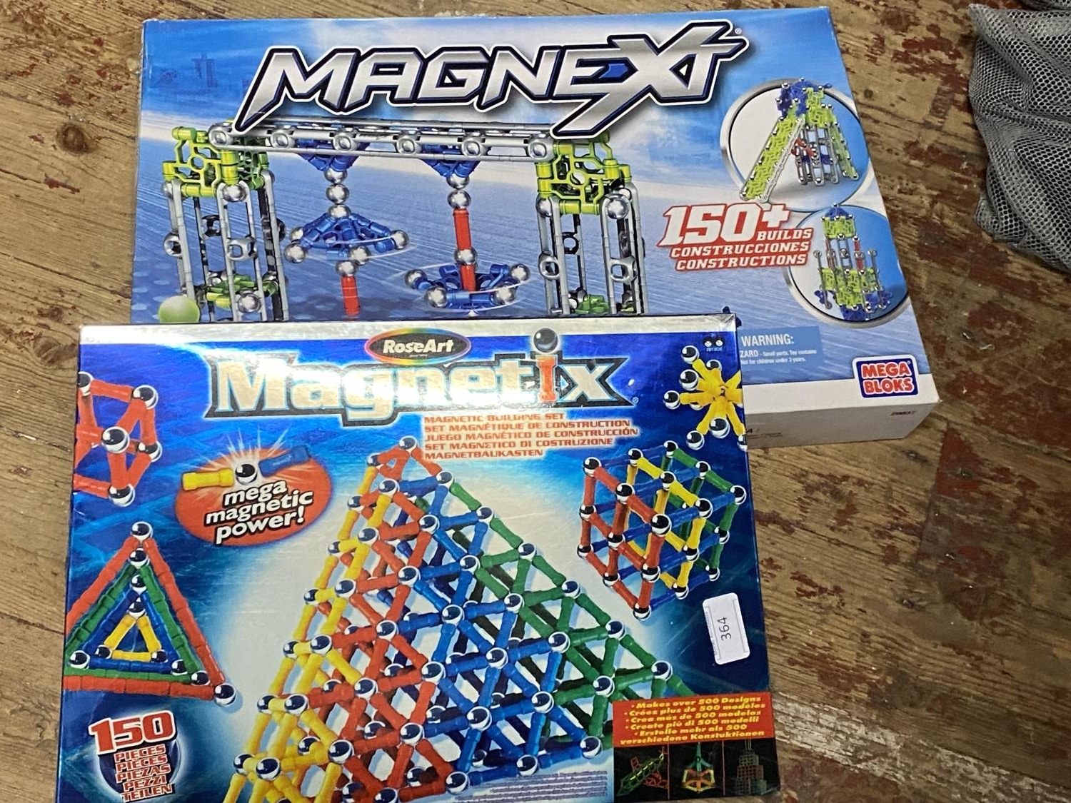 Two boxed Magnetix sets (unchecked)