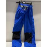A pair of Northface waterproof trousers size XL