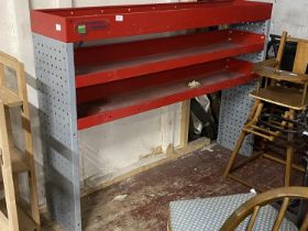 A Bott metal shelving unit for use in van, shipping unavailable