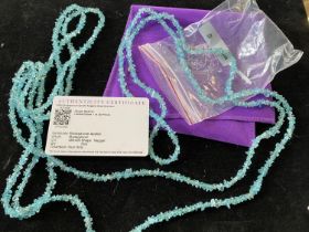 A Madagascan Apatite necklace