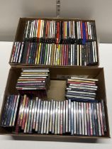 Two boxes of mixed genre CD's