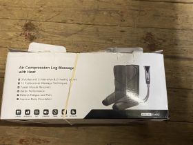 A boxed air compression leg massager (untested)