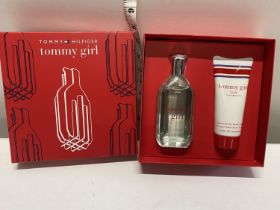 A boxed Tommy Girl cosmetic set
