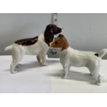 Two Beswick dog figurines