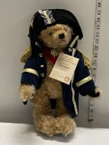 A limited edition Hermann bear commemorating The Battle of Trafalgar