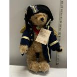 A limited edition Hermann bear commemorating The Battle of Trafalgar