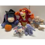 A job lot of assorted Disney soft toys mainly all with tags