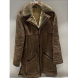 A men's sheepskin coat