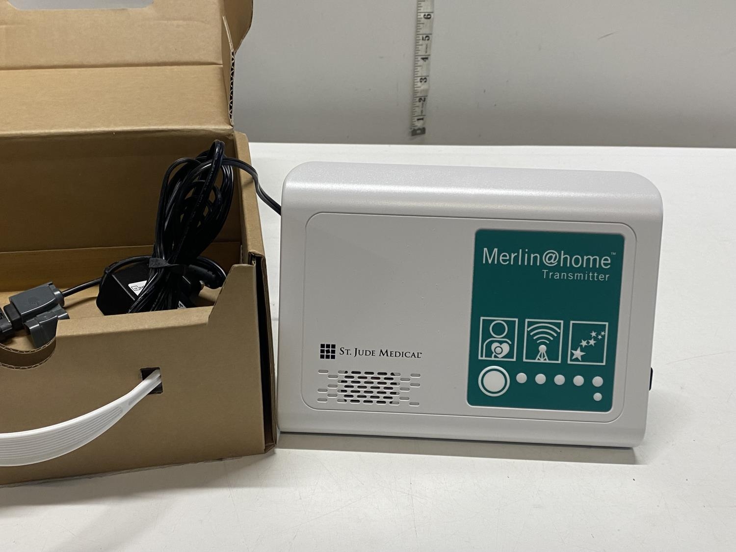 A boxed Merlin home medical transmitter (untested)